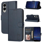 Custodia per telefono in pelle con motivo a gatto felice in rilievo, For Galaxy S26 FE 5G, For Samsung Galaxy S25 Edge 5G, For Samsung Galaxy S25 5G, For Samsung Galaxy S25+ 5G
