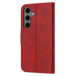Custodia per telefono in pelle con motivo a gatto felice in rilievo, For Galaxy S26 FE 5G, For Samsung Galaxy S25 Edge 5G, For Samsung Galaxy S25 5G, For Samsung Galaxy S25+ 5G