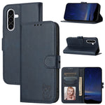 Custodia per telefono in pelle con motivo a gatto felice in rilievo, For Galaxy A27 5G, For Samsung Galaxy A26 5G / A17 5G, For Samsung Galaxy A56 5G, For Samsung Galaxy A36 5G