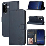 Custodia per telefono in pelle con motivo a gatto felice in rilievo, For Galaxy A27 5G, For Samsung Galaxy A26 5G / A17 5G, For Samsung Galaxy A56 5G, For Samsung Galaxy A36 5G