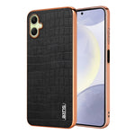 Custodia per telefono con copertura totale AZNS con struttura elettrolitica e texture coccodrillo, For Samsung Galaxy A16 5G, For Samsung Galaxy A06 4G