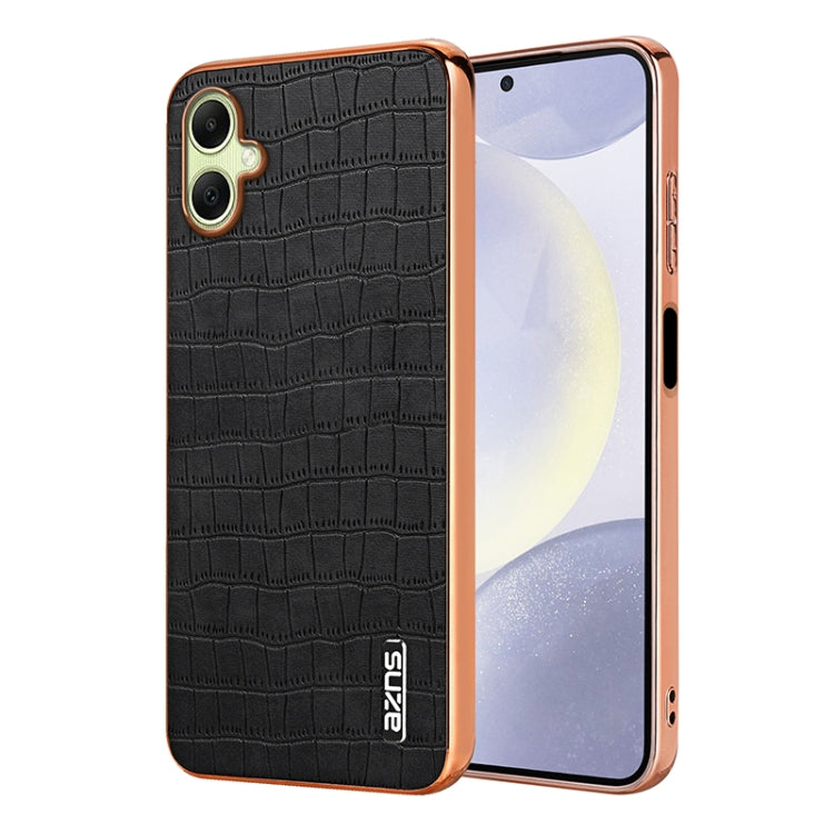 Custodia per telefono con copertura totale AZNS con struttura elettrolitica e texture coccodrillo, For Samsung Galaxy A16 5G, For Samsung Galaxy A06 4G