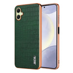 Custodia per telefono con copertura totale AZNS con struttura elettrolitica e texture coccodrillo, For Samsung Galaxy A16 5G, For Samsung Galaxy A06 4G