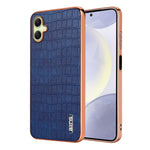 Custodia per telefono con copertura totale AZNS con struttura elettrolitica e texture coccodrillo, For Samsung Galaxy A16 5G, For Samsung Galaxy A06 4G