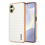 Custodia per telefono con copertura totale AZNS con struttura elettrolitica e texture coccodrillo, For Samsung Galaxy A16 5G, For Samsung Galaxy A06 4G