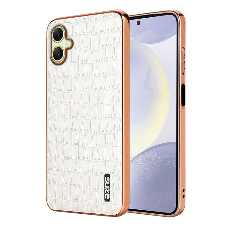 Custodia per telefono con copertura totale AZNS con struttura elettrolitica e texture coccodrillo, For Samsung Galaxy A16 5G, For Samsung Galaxy A06 4G