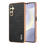 Custodia per telefono con copertura totale AZNS con struttura elettrolitica e texture coccodrillo, For Samsung Galaxy A16 5G, For Samsung Galaxy A06 4G