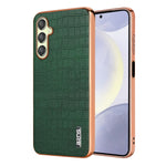 Custodia per telefono con copertura totale AZNS con struttura elettrolitica e texture coccodrillo, For Samsung Galaxy A16 5G, For Samsung Galaxy A06 4G