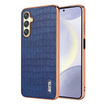 Custodia per telefono con copertura totale AZNS con struttura elettrolitica e texture coccodrillo, For Samsung Galaxy A16 5G, For Samsung Galaxy A06 4G