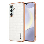 Custodia per telefono con copertura totale AZNS con struttura elettrolitica e texture coccodrillo, For Galaxy A27 5G, For Samsung Galaxy A56 5G, For Samsung Galaxy A26 5G, For Samsung Galaxy A36