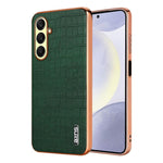 Custodia per telefono con copertura totale AZNS con struttura elettrolitica e texture coccodrillo, For Galaxy A27 5G, For Samsung Galaxy A56 5G, For Samsung Galaxy A26 5G, For Samsung Galaxy A36