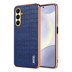Custodia per telefono con copertura totale AZNS con struttura elettrolitica e texture coccodrillo, For Galaxy A27 5G, For Samsung Galaxy A56 5G, For Samsung Galaxy A26 5G, For Samsung Galaxy A36