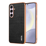 Custodia per telefono con copertura totale AZNS con struttura elettrolitica e texture coccodrillo, For Galaxy A27 5G, For Samsung Galaxy A56 5G, For Samsung Galaxy A26 5G, For Samsung Galaxy A36