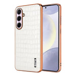 Custodia per telefono con copertura totale AZNS con struttura elettrolitica e texture coccodrillo, For Galaxy A27 5G, For Samsung Galaxy A56 5G, For Samsung Galaxy A26 5G, For Samsung Galaxy A36