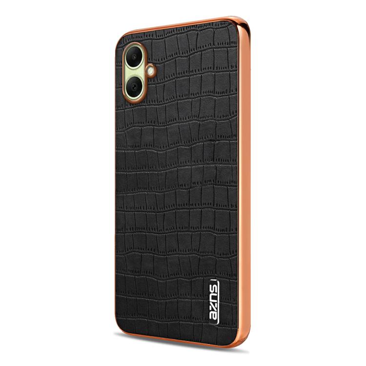 Custodia per telefono con copertura totale AZNS con struttura elettrolitica e texture coccodrillo, For Galaxy A07 / A08 5G / 4G, For Galaxy A17 4G / 5G / A18 5G / 4G, For Samsung Galaxy A57 5G, For Samsung Galaxy A37 5G