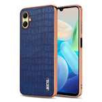 Custodia per telefono con copertura totale AZNS con struttura elettrolitica e texture coccodrillo, For Galaxy A07 / A08 5G / 4G, For Galaxy A17 4G / 5G / A18 5G / 4G, For Samsung Galaxy A57 5G, For Samsung Galaxy A37 5G