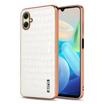 Custodia per telefono con copertura totale AZNS con struttura elettrolitica e texture coccodrillo, For Galaxy A07 / A08 5G / 4G, For Galaxy A17 4G / 5G / A18 5G / 4G, For Samsung Galaxy A57 5G, For Samsung Galaxy A37 5G