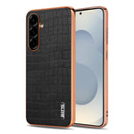 Custodia per telefono con copertura totale AZNS con struttura elettrolitica e texture coccodrillo, For Galaxy A07 / A08 5G / 4G, For Galaxy A17 4G / 5G / A18 5G / 4G, For Samsung Galaxy A57 5G, For Samsung Galaxy A37 5G