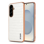Custodia per telefono con copertura totale AZNS con struttura elettrolitica e texture coccodrillo, For Galaxy A07 / A08 5G / 4G, For Galaxy A17 4G / 5G / A18 5G / 4G, For Samsung Galaxy A57 5G, For Samsung Galaxy A37 5G