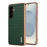 Custodia per telefono con copertura totale AZNS con struttura elettrolitica e texture coccodrillo, For Galaxy A07 / A08 5G / 4G, For Galaxy A17 4G / 5G / A18 5G / 4G, For Samsung Galaxy A57 5G, For Samsung Galaxy A37 5G