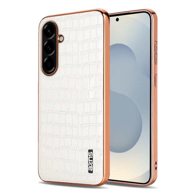 Custodia per telefono con copertura totale AZNS con struttura elettrolitica e texture coccodrillo, For Galaxy A07 / A08 5G / 4G, For Galaxy A17 4G / 5G / A18 5G / 4G, For Samsung Galaxy A57 5G, For Samsung Galaxy A37 5G