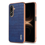 Custodia per telefono con copertura totale AZNS con struttura elettrolitica e texture coccodrillo, For Galaxy A27 5G, For Samsung Galaxy A56 5G, For Samsung Galaxy A26 5G, For Samsung Galaxy A36
