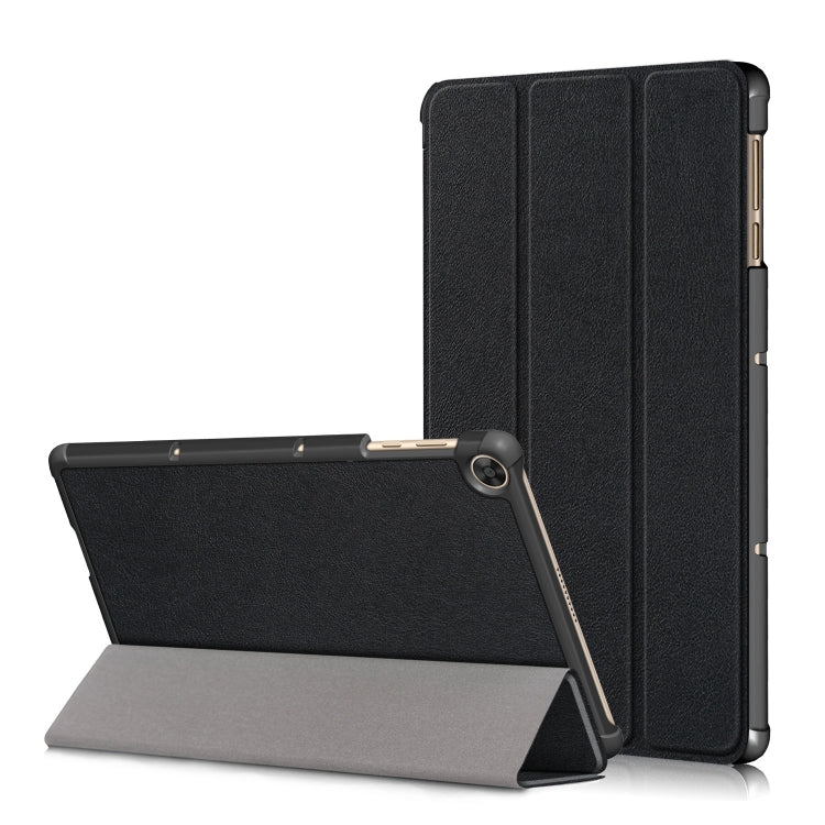 Per Huawei Enjoy Tablet 2 10.1 pollici / Honor Pad 6 Custodia in pelle flip orizzontale tinta unita da 10.1 pollici con supporto a tre pieghe e funzione Sleep / Wake-up, For Huawei Enjoy Tablet 2 10.1 inch