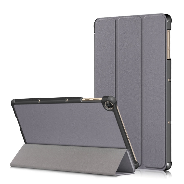 Per Huawei Enjoy Tablet 2 10.1 pollici / Honor Pad 6 Custodia in pelle flip orizzontale tinta unita da 10.1 pollici con supporto a tre pieghe e funzione Sleep / Wake-up, For Huawei Enjoy Tablet 2 10.1 inch