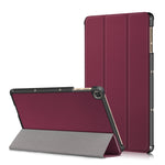 Per Huawei Enjoy Tablet 2 10.1 pollici / Honor Pad 6 Custodia in pelle flip orizzontale tinta unita da 10.1 pollici con supporto a tre pieghe e funzione Sleep / Wake-up, For Huawei Enjoy Tablet 2 10.1 inch