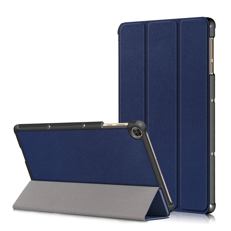 Per Huawei Enjoy Tablet 2 10.1 pollici / Honor Pad 6 Custodia in pelle flip orizzontale tinta unita da 10.1 pollici con supporto a tre pieghe e funzione Sleep / Wake-up, For Huawei Enjoy Tablet 2 10.1 inch