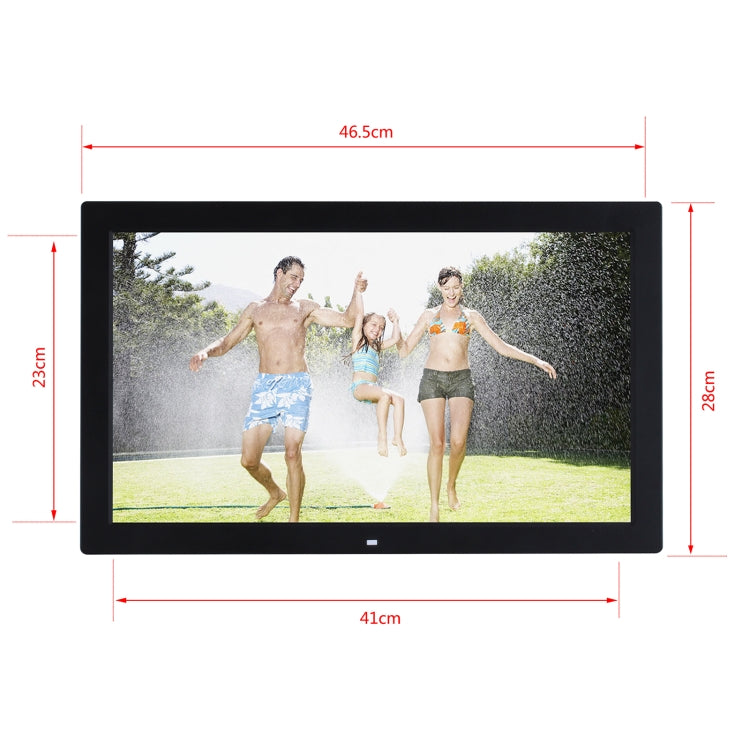 Cornice digitale per foto con schermo IPS da 18,5 pollici, US Plug, EU Plug