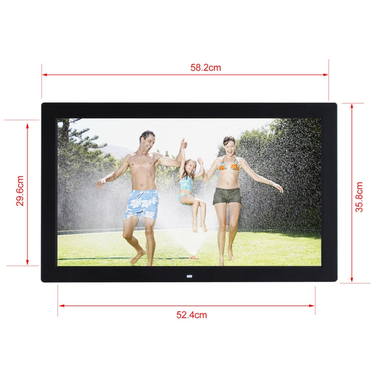 Cornice digitale LED 23,6 pollici Full HD con HDMI e USB