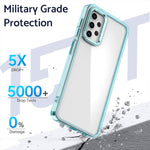 Custodia per telefono in acrilico ad alta trasparenza Shine, For Samsung Galaxy A04 / A04s, For Galaxy A23 / F23 / M23 / M13 4G, For Galaxy A12 4G