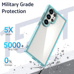 Custodia per telefono in acrilico ad alta trasparenza Shine, For Samsung Galaxy S24 Ultra 5G, For Samsung Galaxy S22+ 5G