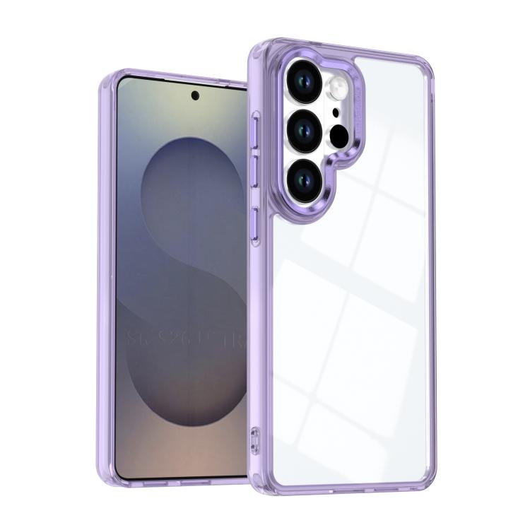 Custodia per telefono in acrilico ad alta trasparenza Shine, For Galaxy S26 FE 5G, For Samsung Galaxy S26+ 5G, For Samsung Galaxy S26 Ultra 5G, For Samsung Galaxy S26 5G