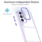 Custodia per telefono in acrilico ad alta trasparenza Shine, For Galaxy S26 FE 5G, For Samsung Galaxy S26+ 5G, For Samsung Galaxy S26 Ultra 5G, For Samsung Galaxy S26 5G