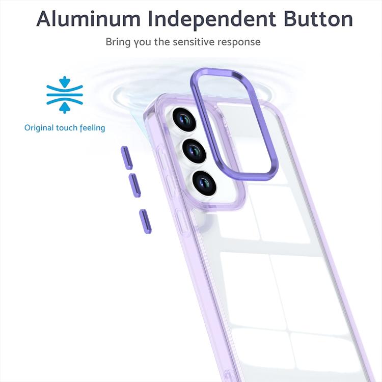 Custodia per telefono in acrilico ad alta trasparenza Shine, For Galaxy S26 FE 5G, For Samsung Galaxy S26+ 5G, For Samsung Galaxy S26 Ultra 5G, For Samsung Galaxy S26 5G