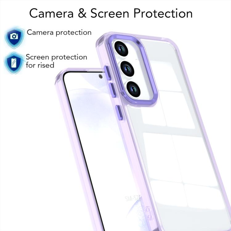 Custodia per telefono in acrilico ad alta trasparenza Shine, For Galaxy S26 FE 5G, For Samsung Galaxy S26+ 5G, For Samsung Galaxy S26 Ultra 5G, For Samsung Galaxy S26 5G