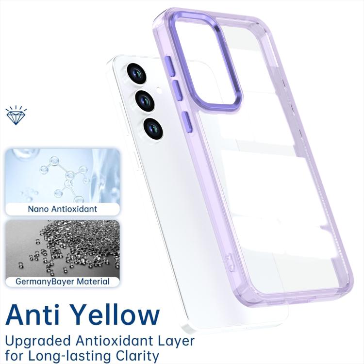 Custodia per telefono in acrilico ad alta trasparenza Shine, For Galaxy S26 FE 5G, For Samsung Galaxy S26+ 5G, For Samsung Galaxy S26 Ultra 5G, For Samsung Galaxy S26 5G