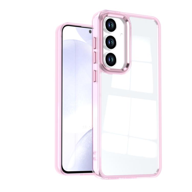 Custodia per telefono in acrilico ad alta trasparenza Shine, For Galaxy S26 FE 5G, For Samsung Galaxy S26+ 5G, For Samsung Galaxy S26 Ultra 5G, For Samsung Galaxy S26 5G