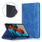 Custodia flip in pelle con supporto per Samsung Galaxy Tab S8