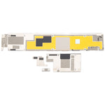 Copertura in lamiera di ferro per scheda madre, For iPad Air 13 2024 / 2025 3 in 1, For iPad Pro 11 2021 2022 WIFI 5 in 1, For iPad Pro 11 2021 2022 4G 5 in 1, For iPad 2022 5 in 1, For iPad Air 5 / Air 2022 4 in 1, For iPad mini 6 / mini 2021 3 in 1  ...