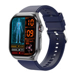 ET585 2.04 pollici cinturino in silicone IP68 orologio intelligente impermeabile, supporto ECG / misurazione della composizione del sangue