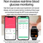 ET585 2.04 pollici cinturino in silicone IP68 orologio intelligente impermeabile, supporto ECG / misurazione della composizione del sangue