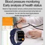 ET585 2.04 pollici cinturino in silicone IP68 orologio intelligente impermeabile, supporto ECG / misurazione della composizione del sangue