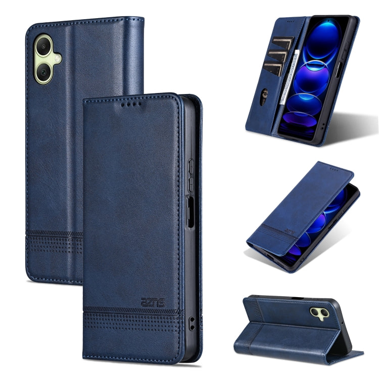 Custodia per telefono in pelle con texture di vitello magnetica AZNS, For Samsung Galaxy A36 5G, For Samsung Galaxy A16 5G, For Samsung Galaxy A06 4G