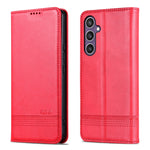 Custodia per telefono in pelle con texture di vitello magnetica AZNS, For Samsung Galaxy A36 5G, For Samsung Galaxy A16 5G, For Samsung Galaxy A06 4G