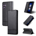 Custodia per telefono in pelle con texture di vitello magnetica AZNS, For Samsung Galaxy A36 5G, For Samsung Galaxy A16 5G, For Samsung Galaxy A06 4G