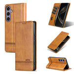 Custodia per telefono in pelle con texture di vitello magnetica AZNS, For Samsung Galaxy A57 5G, For Samsung Galaxy A37 5G, For Samsung Galaxy A56 5G, For Samsung Galaxy A26 5G