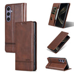 Custodia per telefono in pelle con texture di vitello magnetica AZNS, For Samsung Galaxy A57 5G, For Samsung Galaxy A37 5G, For Samsung Galaxy A56 5G, For Samsung Galaxy A26 5G